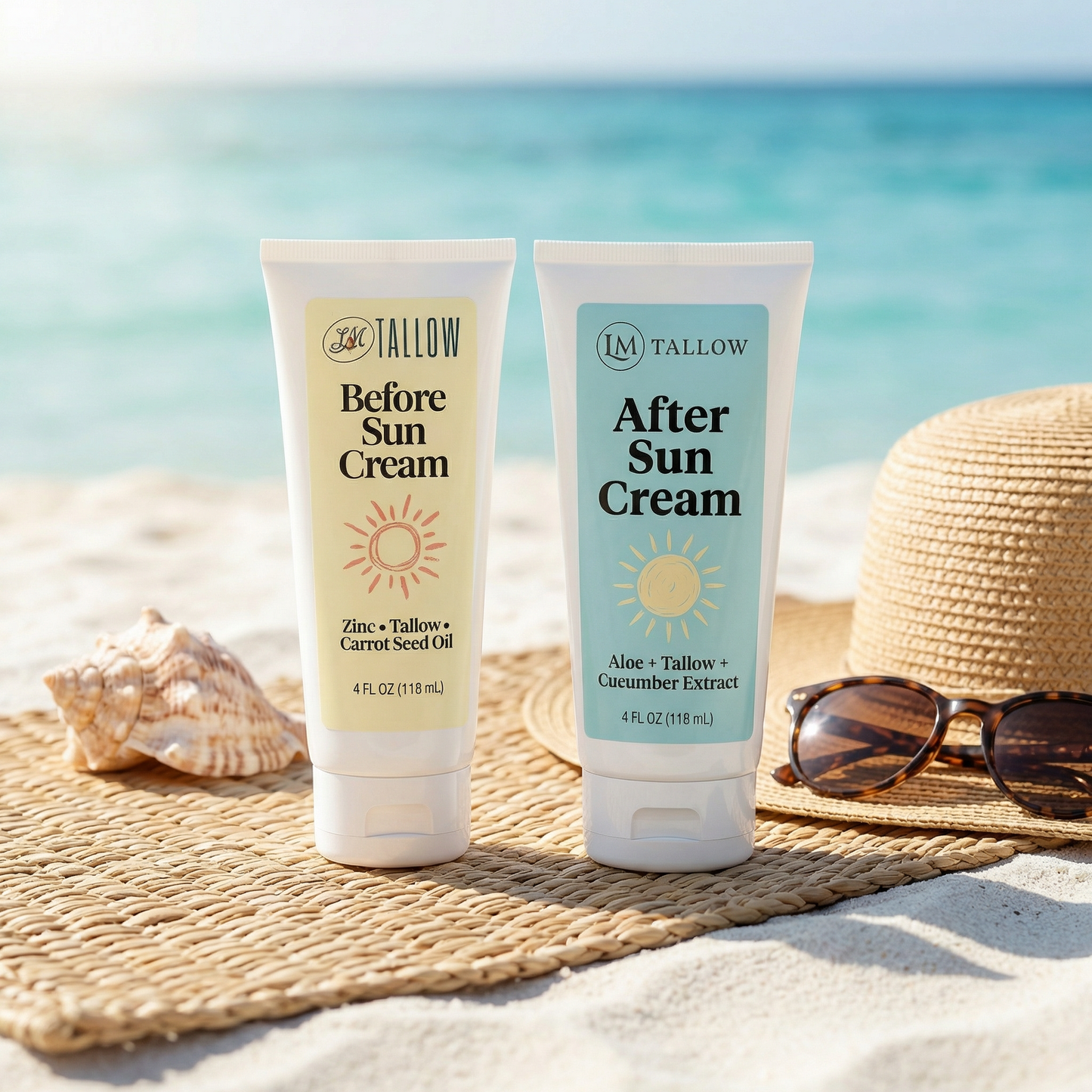 Dúo de Cuidado Solar de Sebo - Set de Regalo de Protección Natural para la Piel