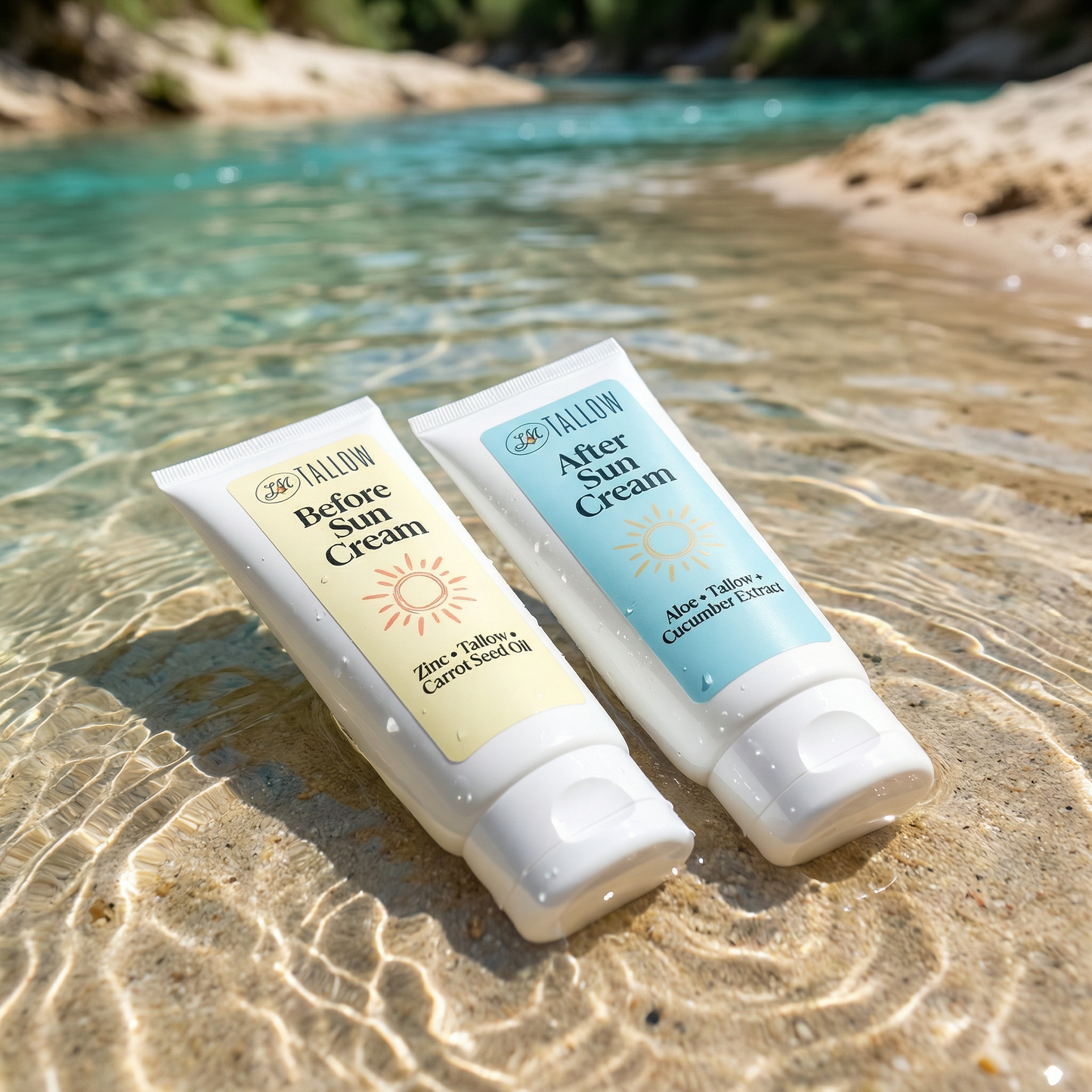 Dúo de Cuidado Solar de Sebo - Set de Regalo de Protección Natural para la Piel