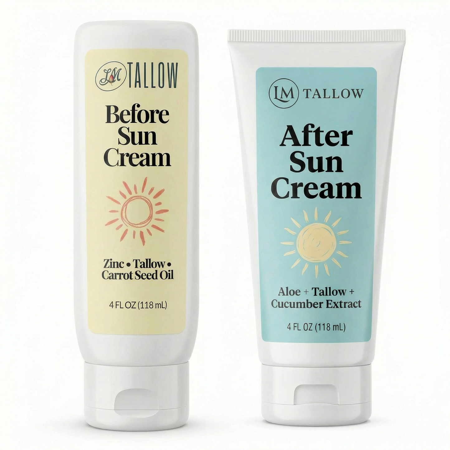 Dúo de Cuidado Solar de Sebo - Set de Regalo de Protección Natural para la Piel