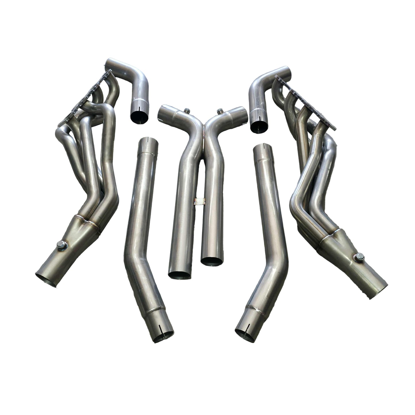 SPDZ1 Mustang 1 7/8" Longtube Headers & X-Pipe 2015-2023 5.0L Coyote - Korvel