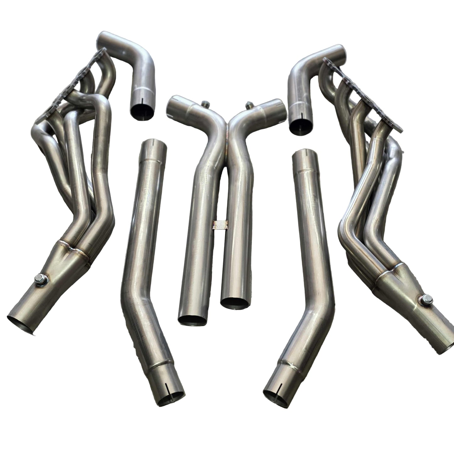 SPDZ1 Mustang 1 7/8" Longtube Headers & X-Pipe 2015-2023 5.0L Coyote - Korvel
