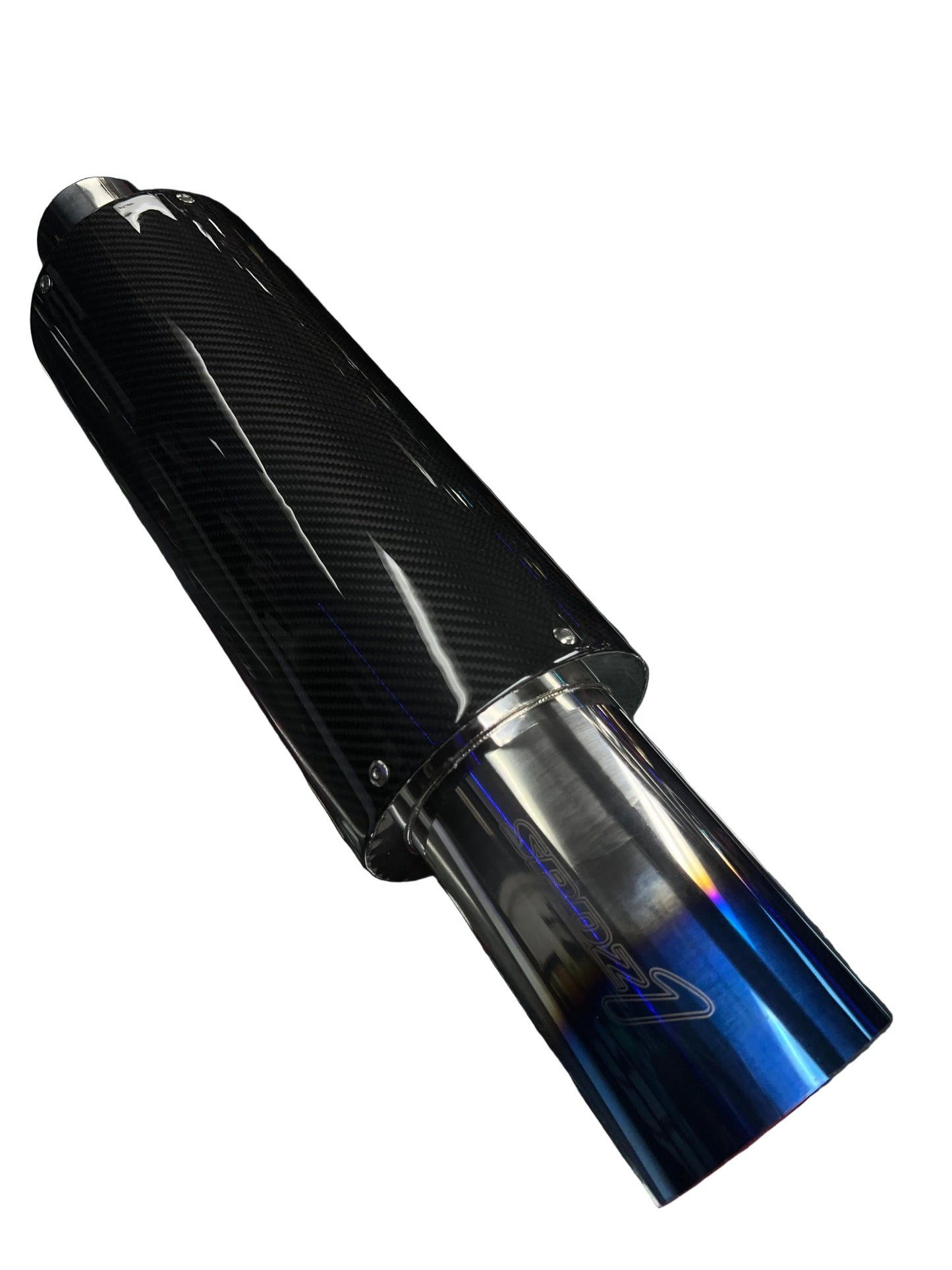 Silenciador de Rendimiento de la Serie Carbono SPDZ1 – Entrada de 3” / Salida de 4.5”