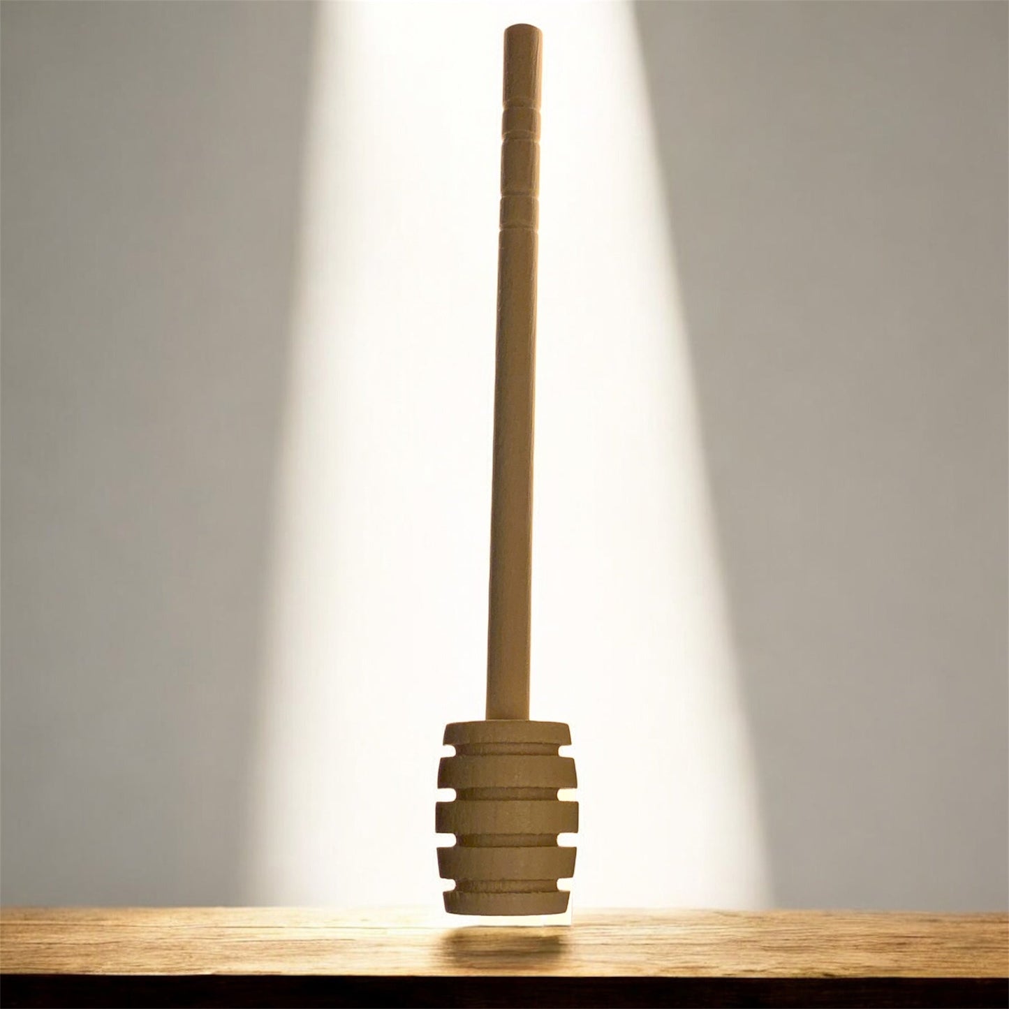 Premium Wooden Honey Dipper for Effortless Drizzling