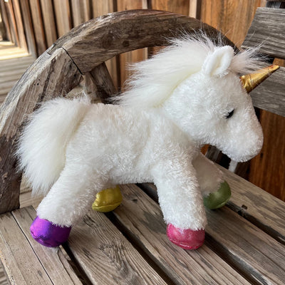 Delightful Rainbow Unicorn Plush Toy - Korvel