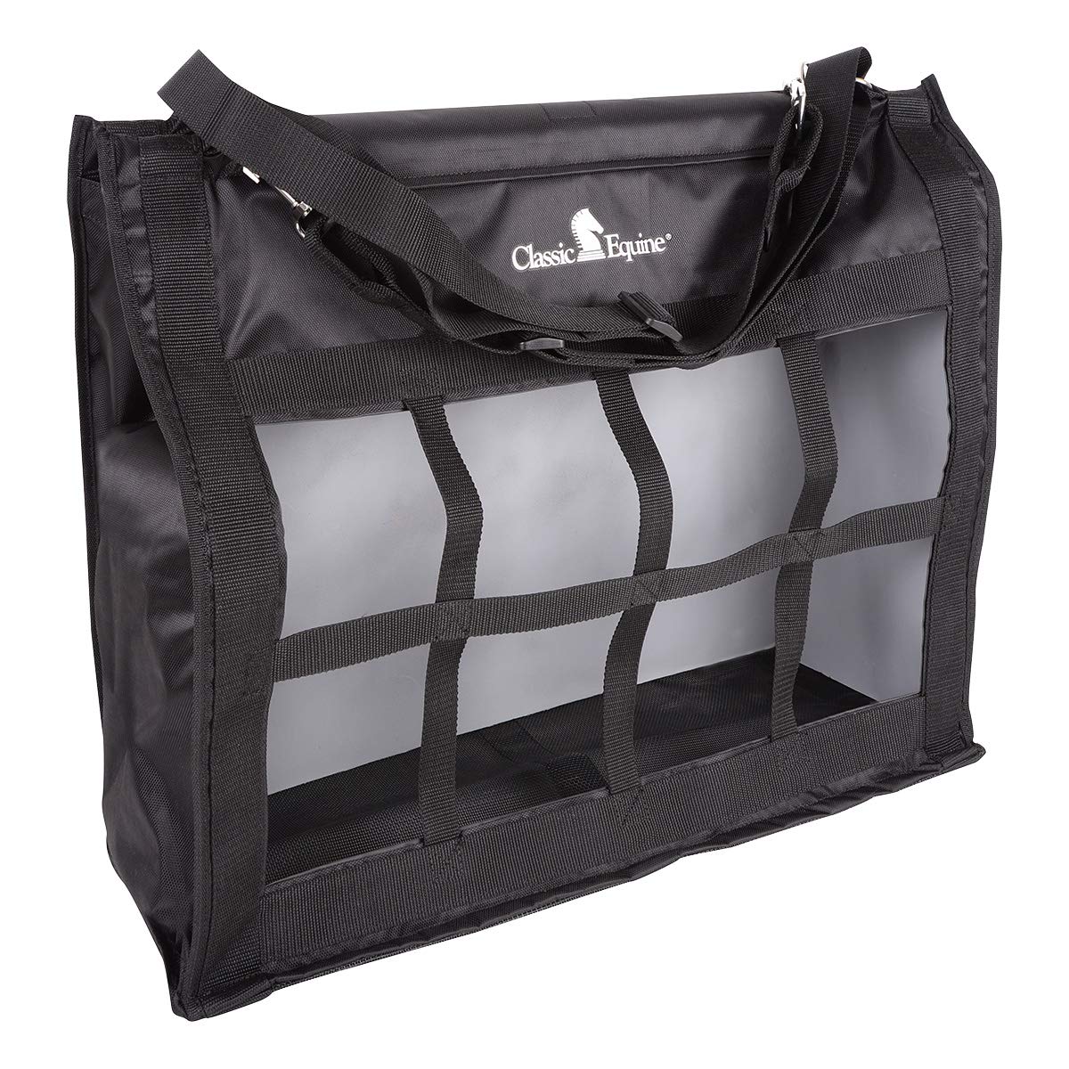 Classic Equine Black Hay Bag - Durable & Stylish - Korvel