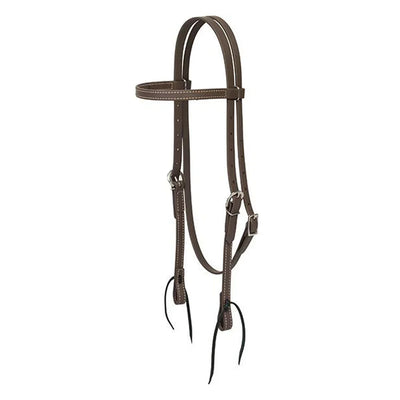 Durable Brown Biothane Headstall for Equestrian Training | Weaver - Korvel