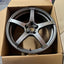 Ruedas Flow One F5 20x8.5 ET32 en Acabado Brillante de Gunmetal Plateado