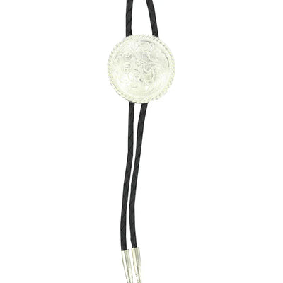 Elegant Silver Polished Bolo Tie - Korvel