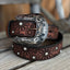 Elegant Brown Daisy Women's Belt by Nocona - Korvel