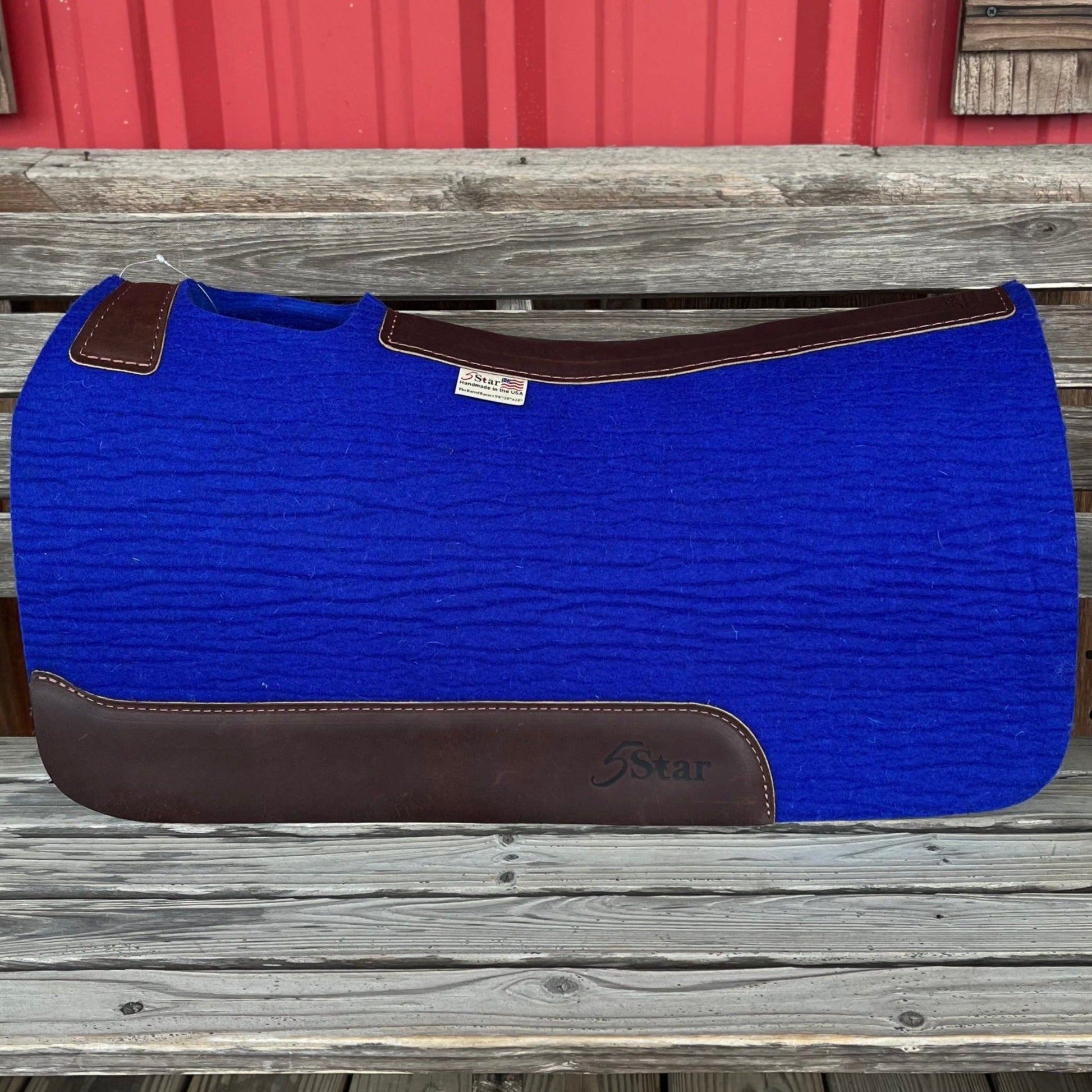 Premium Royal Blue Saddle Pad 30x28 - 7/8" Thick - Korvel