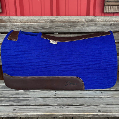 Premium Royal Blue Saddle Pad 30x28 - 7/8" Thick - Korvel