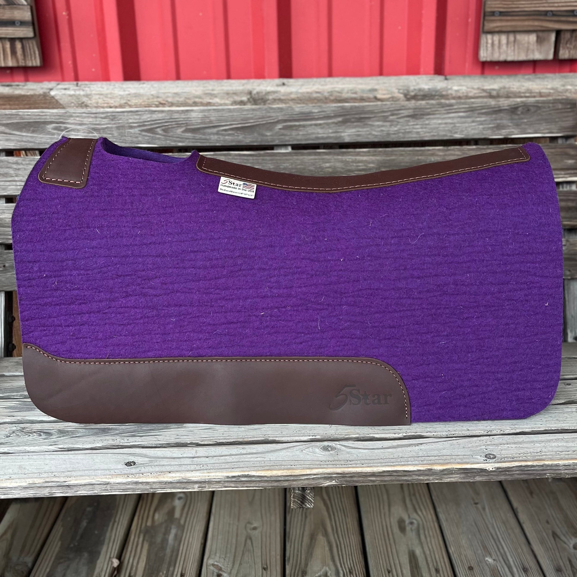 Premium 3/4" Purple Saddle Pad - 30x28 Size - Korvel