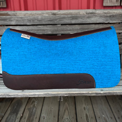 Premium 3/4" Turquoise Pony Saddle Pad - 26x26 - Korvel