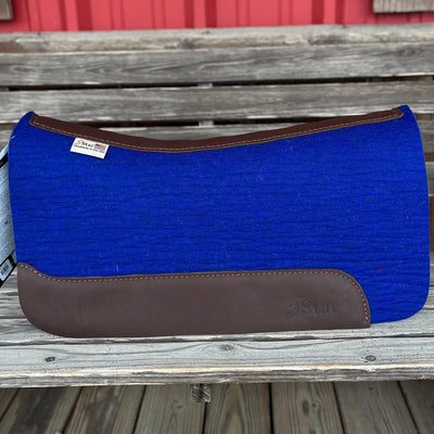 Premium 3/4" Royal Blue Pony Saddle Pad - 24x24 - Korvel
