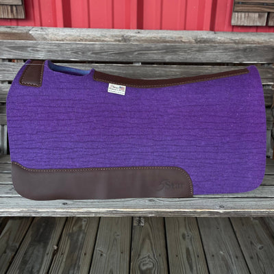Premium 7/8" Purple Saddle Pad - 30x28 Size - Korvel
