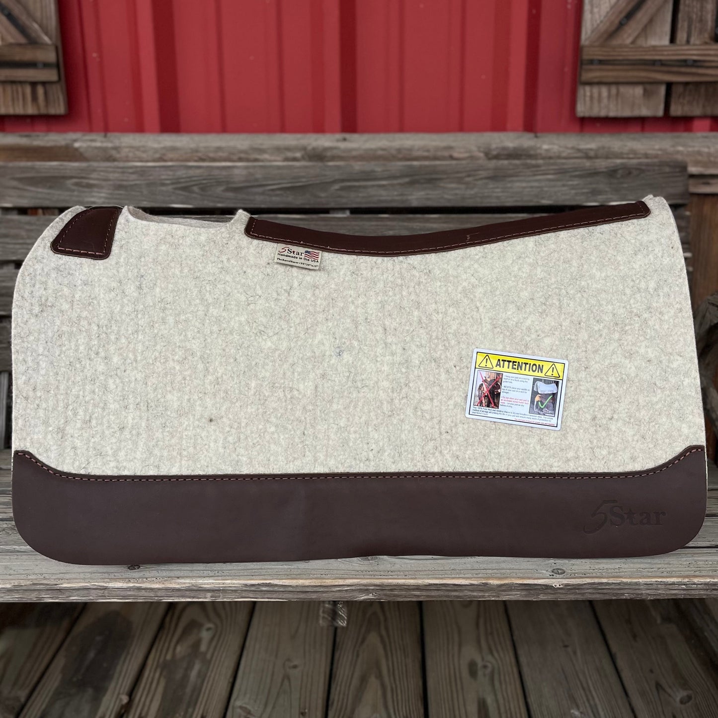 Premium 7/8" Contoured Natural Barrel Pad - 30x28 - Korvel