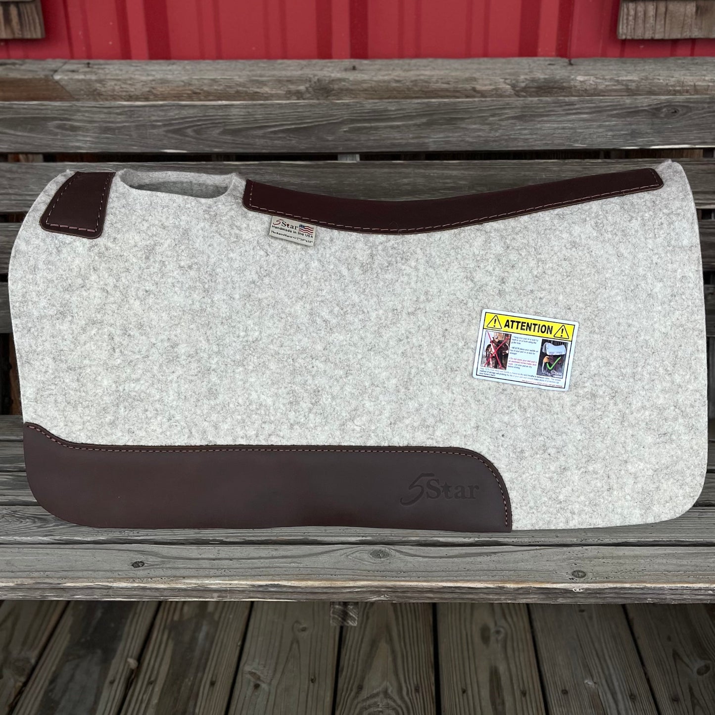 Premium 1/2" Natural Barrel Pad 30x28 for Equestrian Excellence - Korvel
