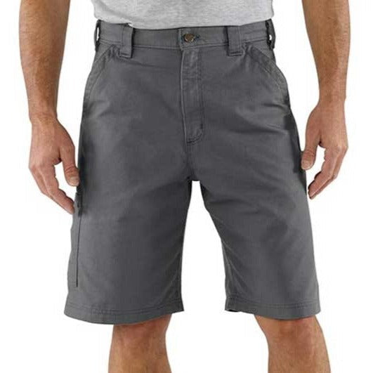 Men's Dark Grey Cargo Work Shorts by Carhartt - Korvel