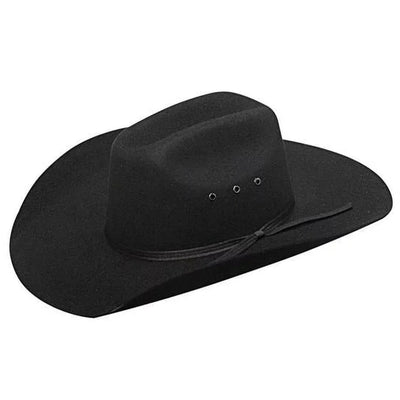 Stylish Black Felt Twister Hat for Kids - Korvel