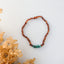 Ensemble de bijoux pour enfants en ambre cognac brut de la mer Baltique et amazonite