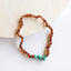 Ensemble de bijoux pour enfants en ambre cognac brut de la mer Baltique et amazonite