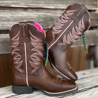 Ariat Kids' Pink Firecatcher Boots - Stylish & Durable - Korvel