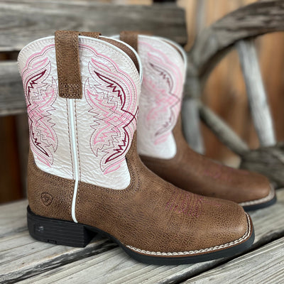 Charming Pink Double Kicker Boots for Girls | Ariat Kids - Korvel