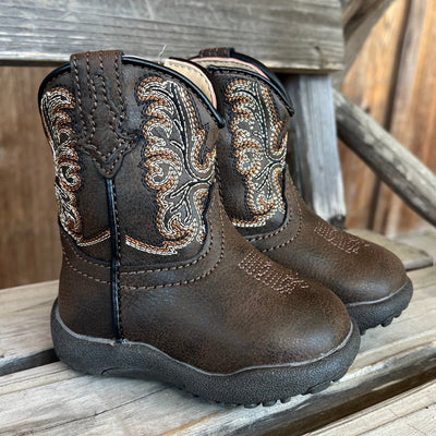 Cozy Brown Cowbabies for Infants | Roper - Korvel