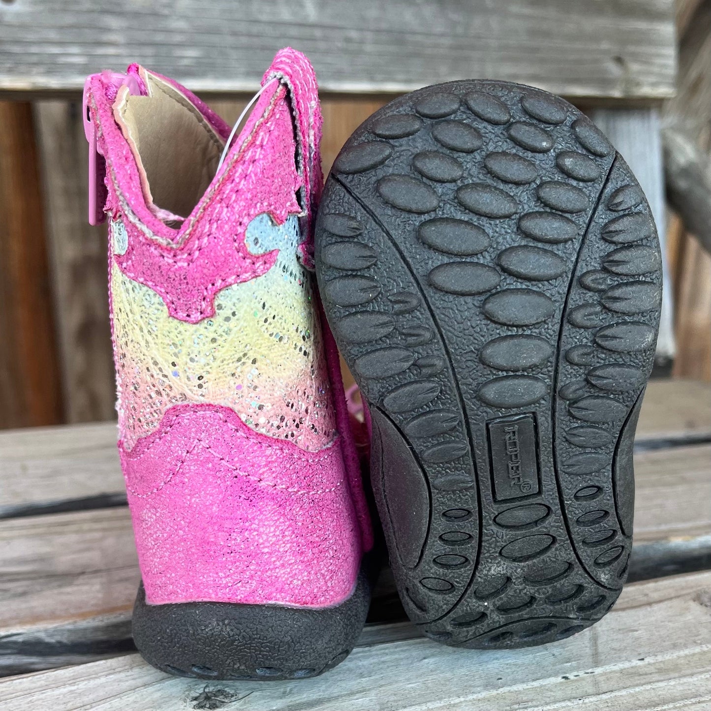 Sparkling Pink Cowbabies for Infants | Roper - Korvel