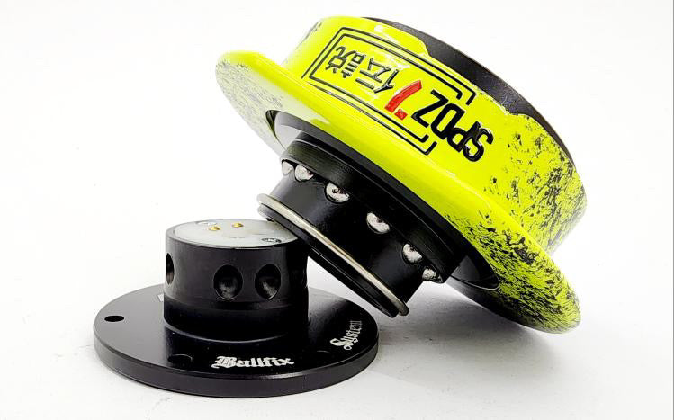 Exclusive SPDZ1 V2.0 Splatter Quick Release Steering Wheel - Korvel