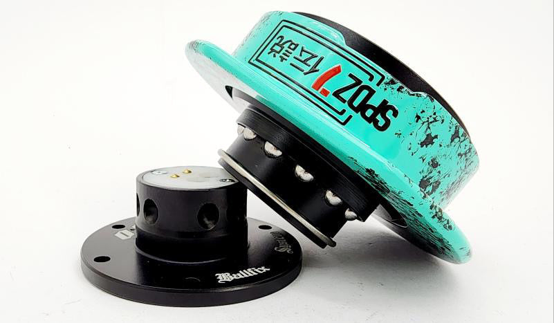 Exclusive SPDZ1 V2.0 Splatter Quick Release Steering Wheel - Korvel