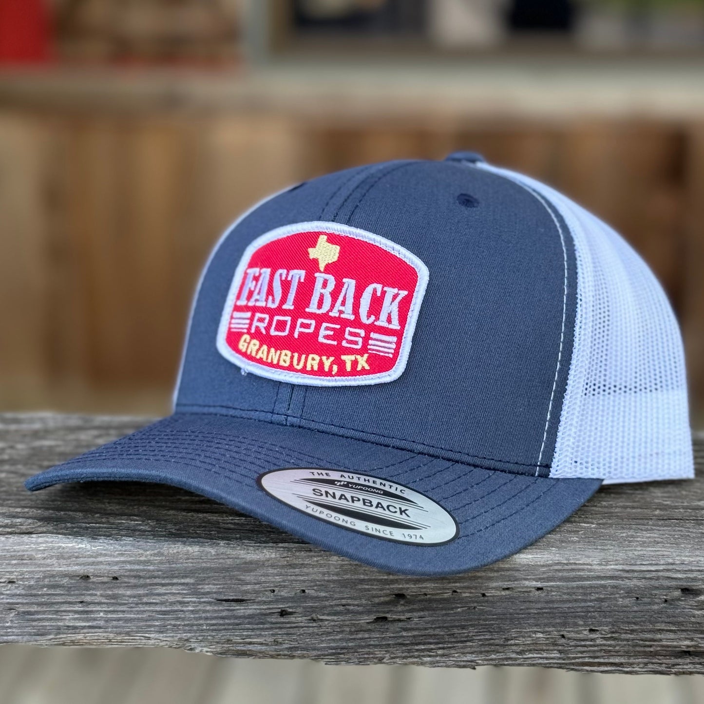 Navy Blue Mesh-Back Baseball Cap | Red Dirt Hat Co. - Korvel