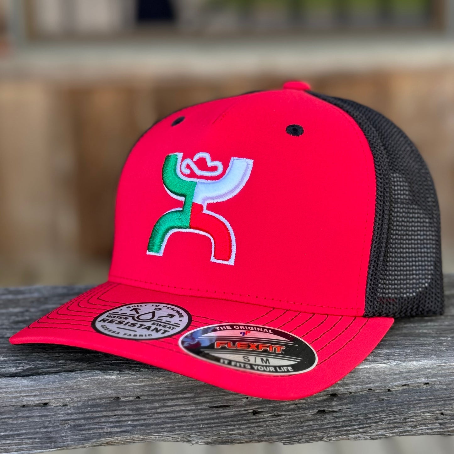 Vibrant Red "Boquillas" Flex Fit Cap by Hooey - Korvel
