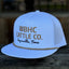 Premium White Gold Trucker Cap | Whiskey Bent Collection - Korvel