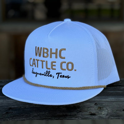 Premium White Gold Trucker Cap | Whiskey Bent Collection - Korvel