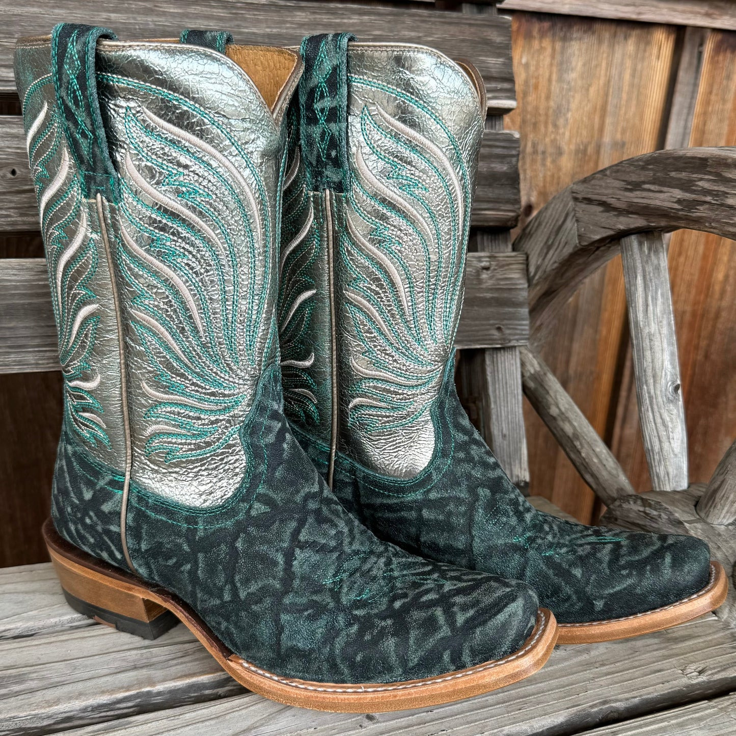 Ariat Women's Futurity Dash Boots - Dark Green & Bronze - Korvel