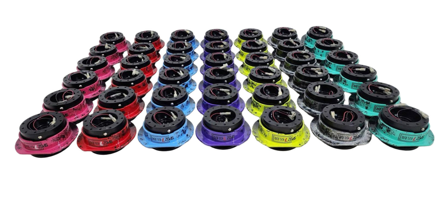 Exclusive SPDZ1 V2.0 Splatter Quick Release Steering Wheel - Korvel