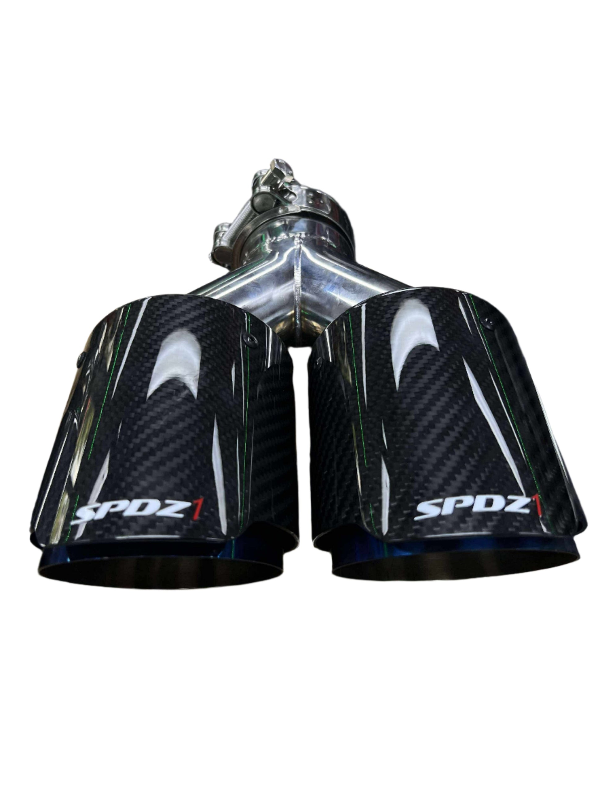 Premium SPDZ1 Dual Exit Exhaust Tips for Enhanced Performance - Korvel