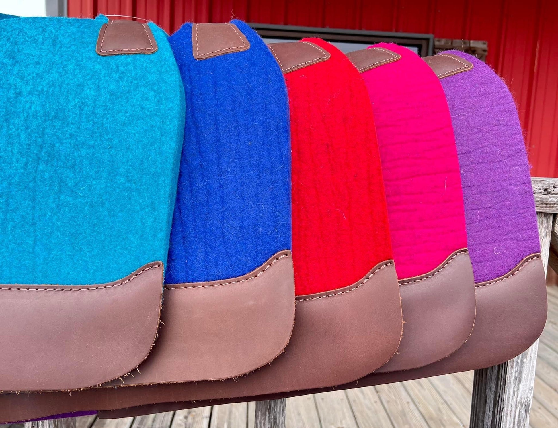 Premium 3/4" Turquoise Barrel Pad - 30x28 Size - Korvel