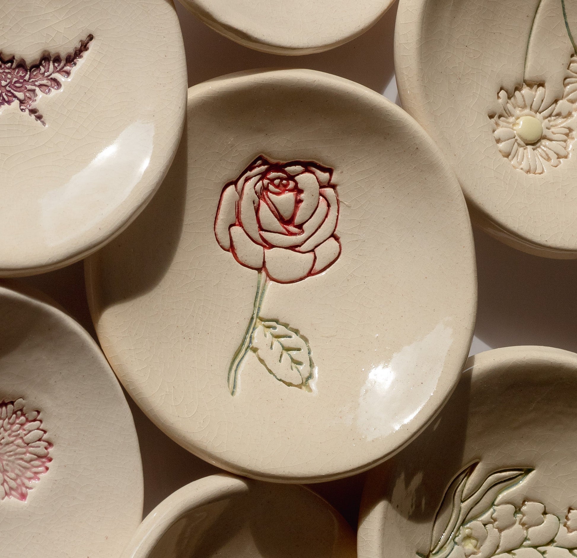 Personalized Birth Flower Trinket Dish - Korvel
