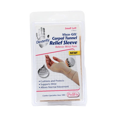 PediFix Visco-Gel Carpal Tunnel Relief Sleeve - Small Left