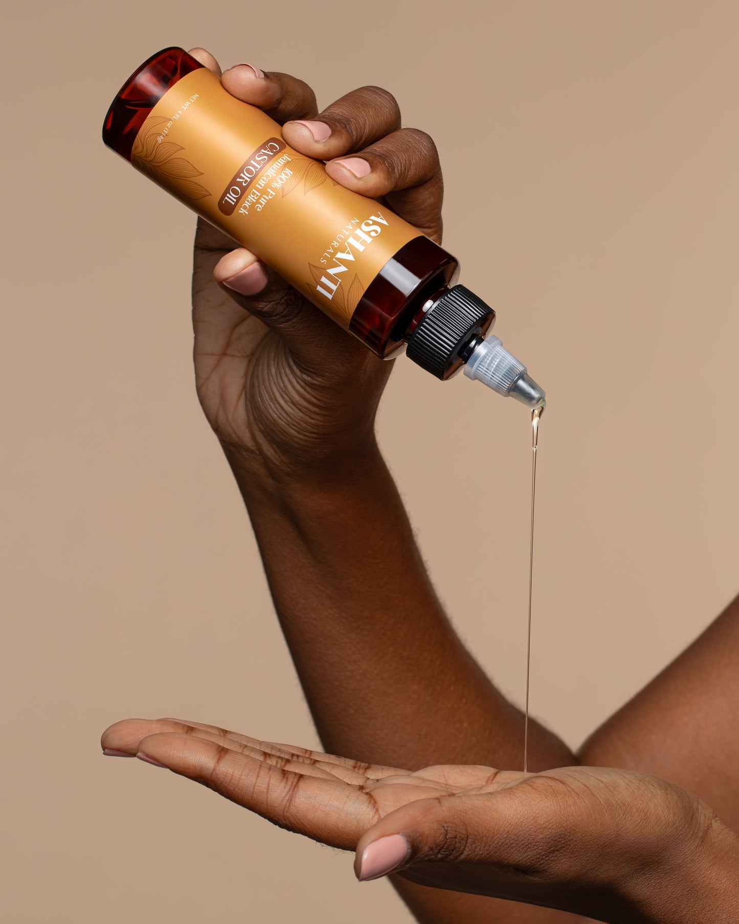 Huile de Ricin Noir Jamaïcaine Pure à 100% Ashanti Natural