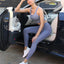 Mesh Seamless Legging with Ribbing Detail