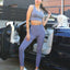 Mesh Seamless Legging with Ribbing Detail