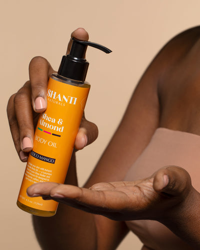 ASHANTI NATURALS Shea & Sweet Almond Body Oil - Coco Mango - Korvel