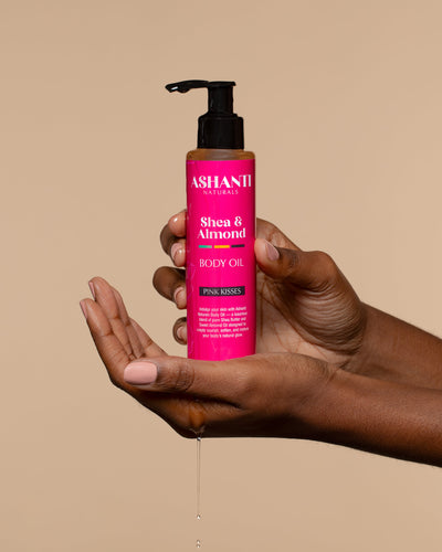 ASHANTI NATURALS Shea & Almond Body Oil - Pink Kisses - Korvel