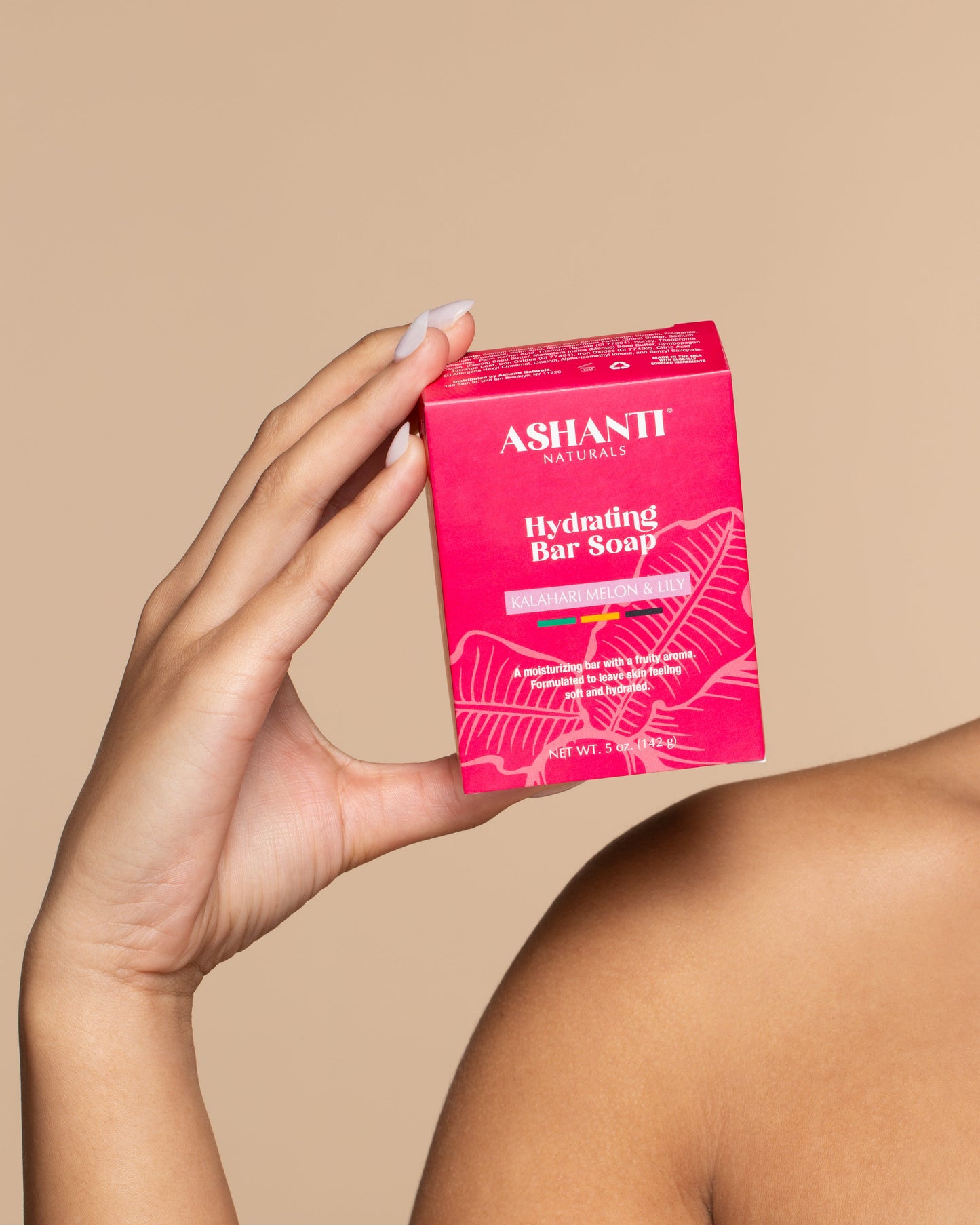 Jabón Hidratante de Melón Kalahari y Lirio de ASHANTI NATURALS