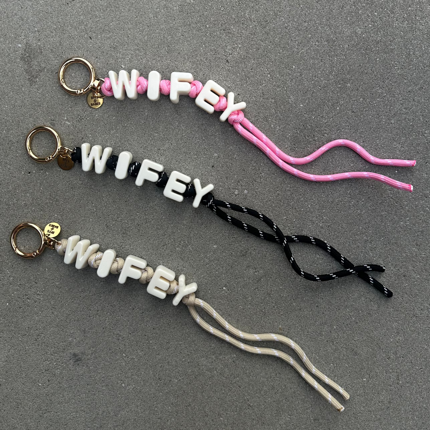 WIFEY Bag Charm - Elegant Handbag Accessory