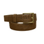 Ceinture en cuir pleine peau mate marron clair