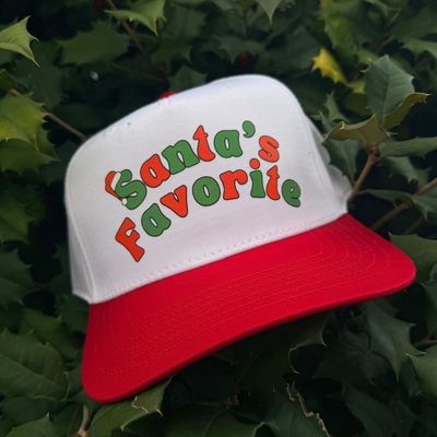 Santa's Favorite Printed Snapback Cap